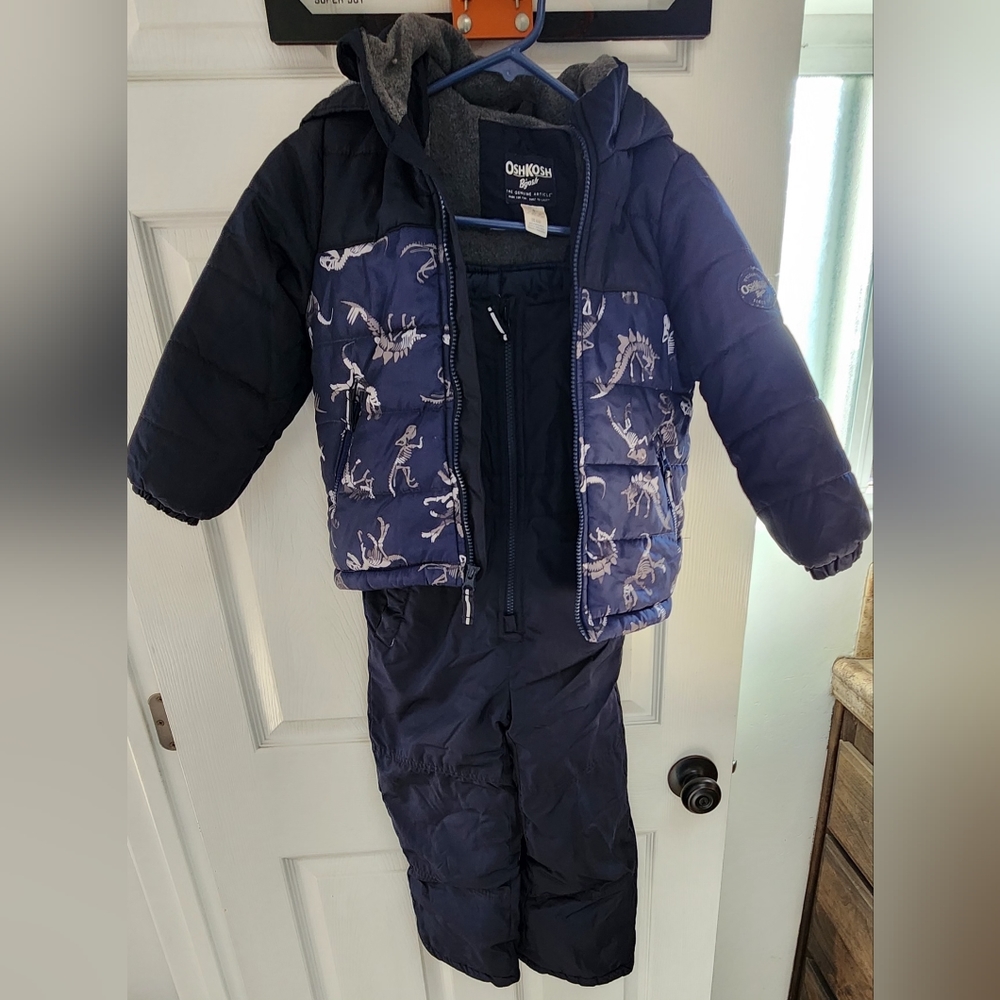 Boys Snowbib and Jacket Set